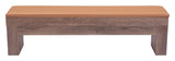 Bonker Brown Storage Bench (Set of 2) by Zuomod at Eve Furniture