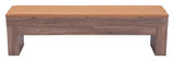 Bonker Brown Storage Bench (Set of 2) by Zuomod at Eve Furniture