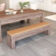 Bonker Brown Storage Bench (Set of 2) by Zuomod at Eve Furniture