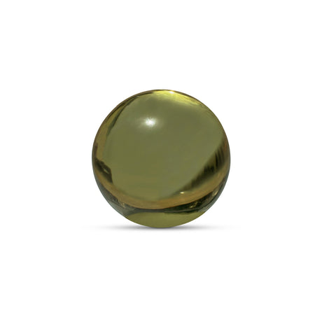 Bonn Olive Cast Glass Decorative Object by MOES at Eve Furniture