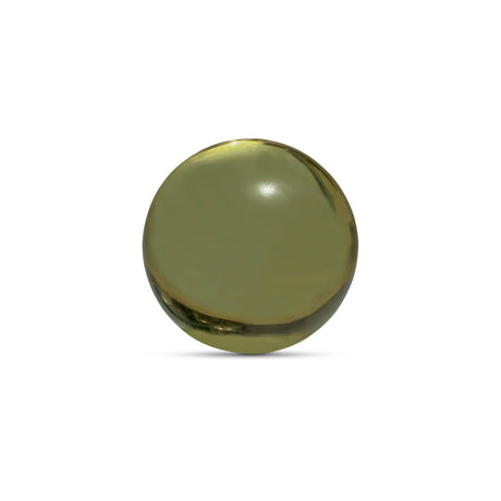 Bonn Olive Cast Glass Decorative Object by MOES at Eve Furniture
