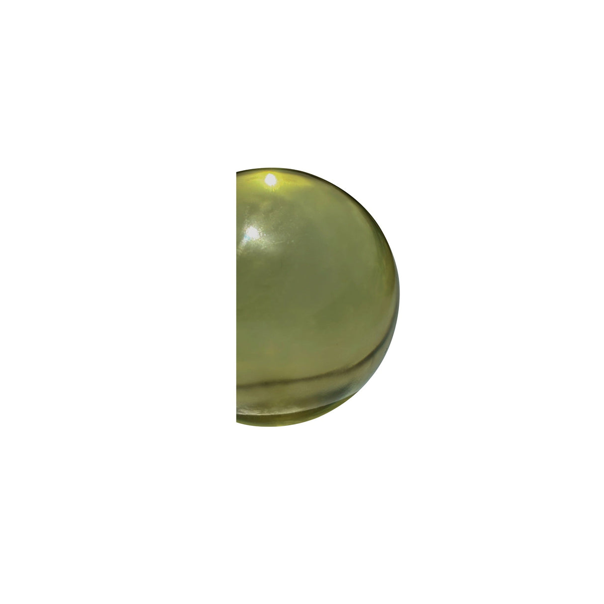 Bonn Olive Cast Glass Decorative Object by MOES at Eve Furniture