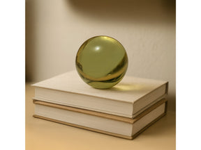 Bonn Olive Cast Glass Decorative Object by MOES at Eve Furniture