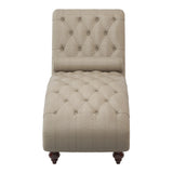 Bonne Brown Chaise by Homelegance at Eve Furniture