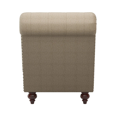 Bonne Brown Chaise by Homelegance at Eve Furniture