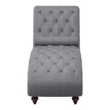 Bonne Gray Chaise by Homelegance at Eve Furniture