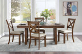 Bonner Brown Dining Table by Homelegance at Eve Furniture