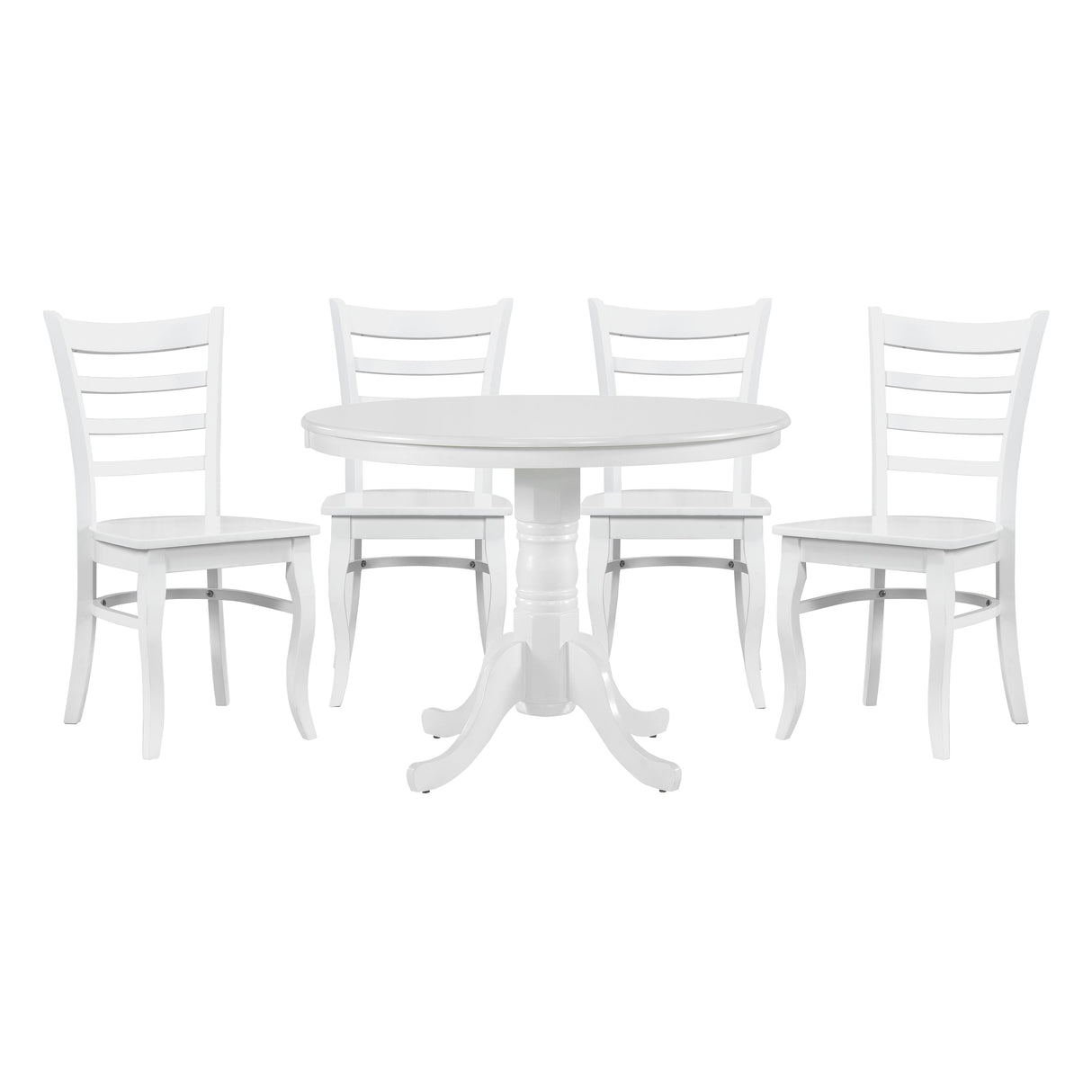 Bonnie White 5-Piece Dining Set