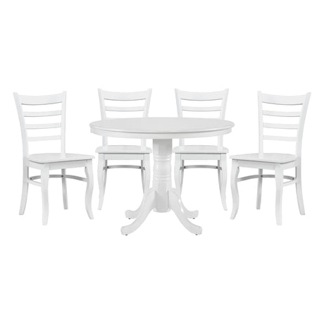 Bonnie White 5-Piece Dining Set by Homelegance at Eve Furniture