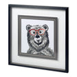 Bookish Bear by Bella Dos Santos a Hand Embellished Textured Framed Art Print Matted under Glass by Mercana at Eve Furniture