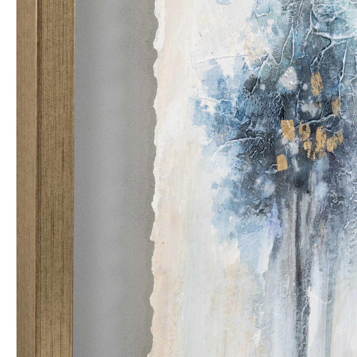 Boom Boom Blue/Gold Wall Art by Crestview at Eve Furniture