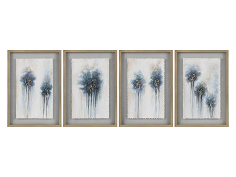 Boom Boom Blue/Gold Wall Art by Crestview at Eve Furniture