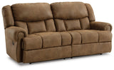 Boothbay Auburn Manual Reclining Sofa by Ashley at Eve Furniture
