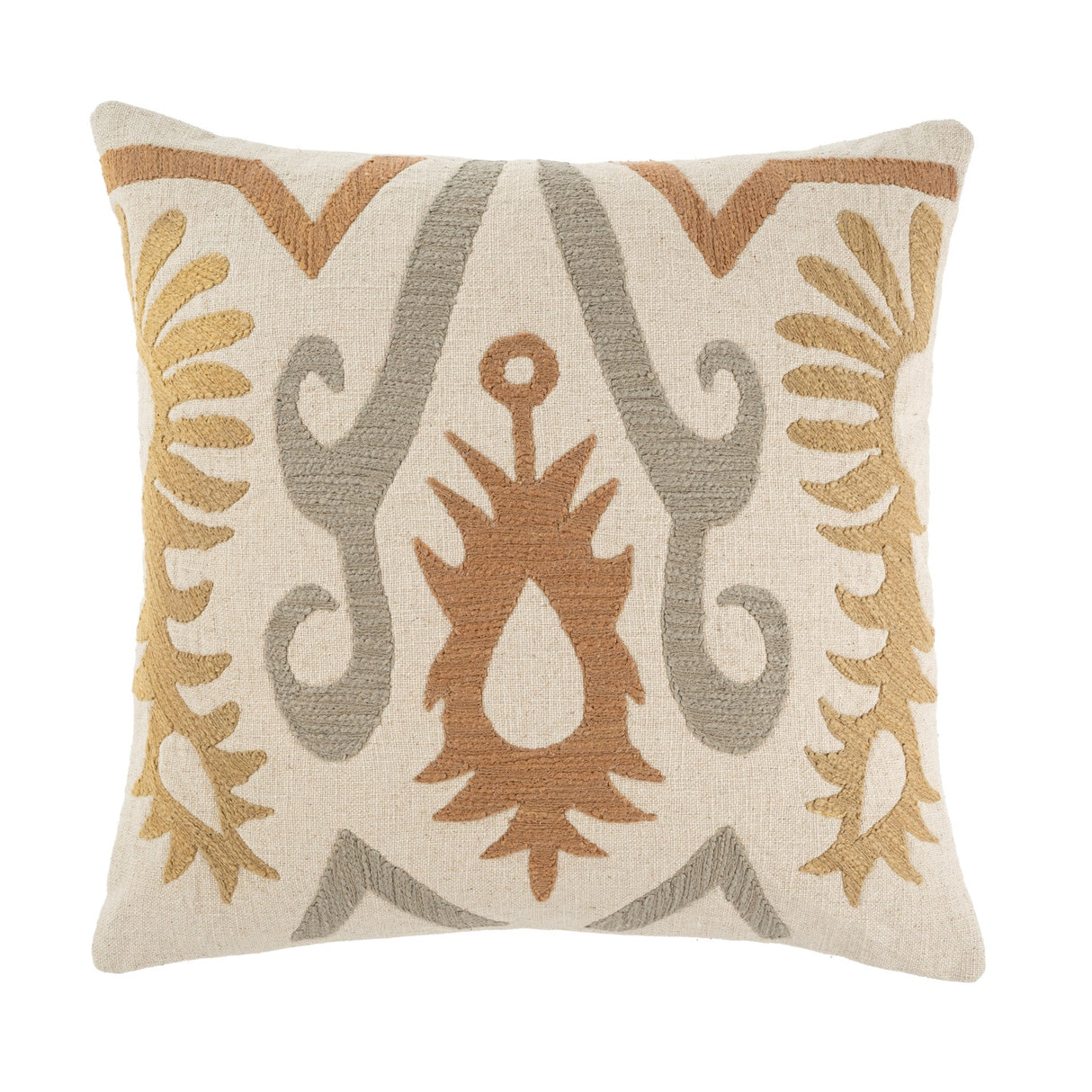 Bora Bora Block Print Pillow Cover w/Filler, Set of 2 by Mercana at Eve Furniture