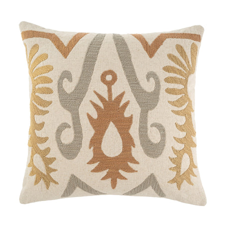 Bora Bora Block Print Pillow Cover w/Filler, Set of 2 by Mercana at Eve Furniture