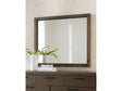 Boracay Beveled Glass Landscape Mirror in Wild Oats Brown by Modus Furniture at Eve Furniture