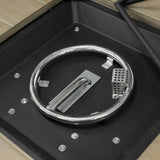 Bordeaux Brown Dining Table w/ Fire Pit & Cooler by Furniture of America at Eve Furniture