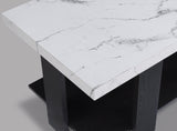 Boris Faux Marble 3-Piece Coffee Table Set by Crown Mark at Eve Furniture