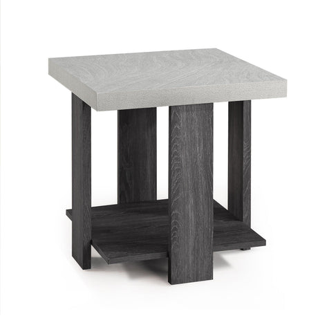 Boris Light Gray 3-Piece Coffee Table Set by Crown Mark at Eve Furniture