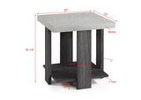 Boris Light Gray 3-Piece Coffee Table Set by Crown Mark at Eve Furniture