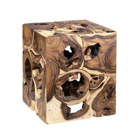 Borneo Brown Suar End Table by Crestview at Eve Furniture