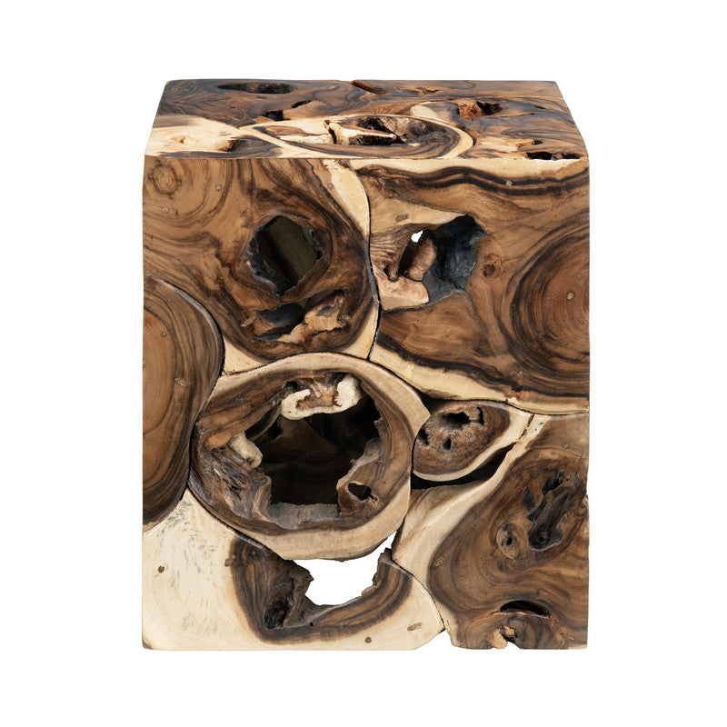 Borneo Brown Suar End Table by Crestview at Eve Furniture