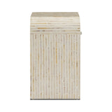 Borno 20" Mother of Pearl Nightstand by TOV Furniture at Eve Furniture