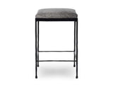 Bose Hide Gray/Black Counter Stool by Classic Home at Eve Furniture