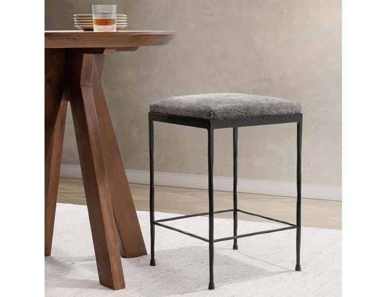 Bose Hide Gray/Black Counter Stool by Classic Home at Eve Furniture