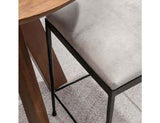 Bose Hide White/Black Counter Stool by Classic Home at Eve Furniture