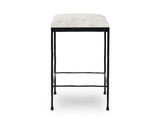Bose Hide White/Black Counter Stool by Classic Home at Eve Furniture