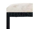 Bose Hide White/Black Counter Stool by Classic Home at Eve Furniture