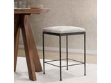 Bose Hide White/Black Counter Stool by Classic Home at Eve Furniture