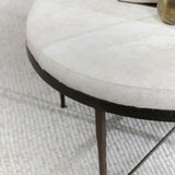 Bose Ivory Round Coffee Table by Classic Home at Eve Furniture