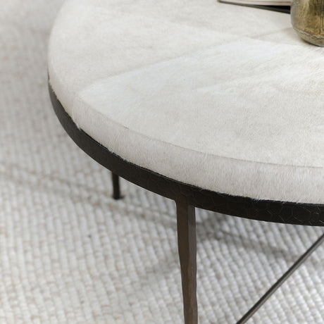 Bose Ivory Round Coffee Table by Classic Home at Eve Furniture