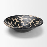 Bosma Black and Cream Ceramic Decorative Bowl by Mercana at Eve Furniture