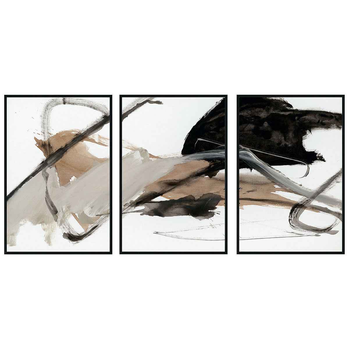 Boss Black Painting 72x36 by Buddy Whitlock (Set of 3) by Classic Home at Eve Furniture