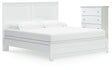 Bostwick Shoals King Panel Bed and Chest by Ashley at Eve Furniture