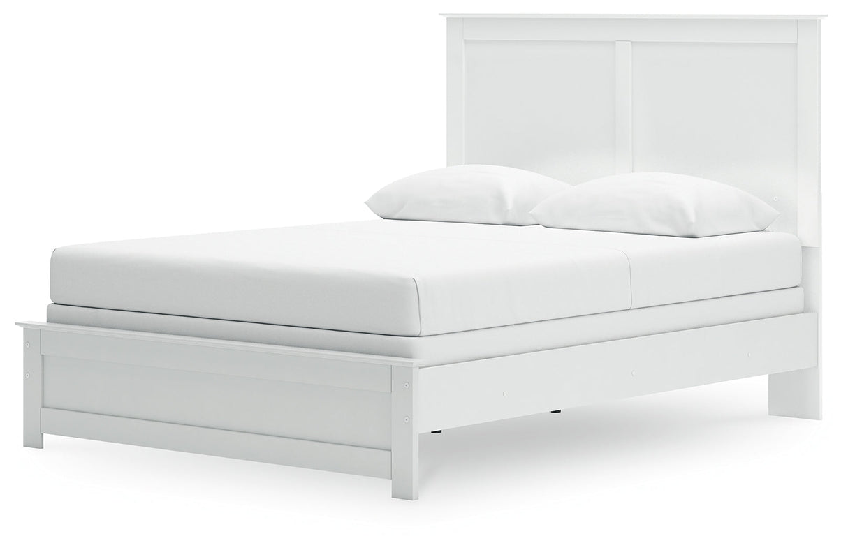 Bostwick Shoals Queen Panel Bed, Cheat and Nightstand by Ashley at Eve Furniture
