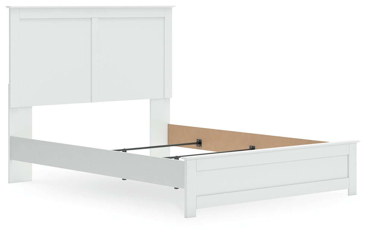 Bostwick Shoals Queen Panel Bed, Cheat and Nightstand by Ashley at Eve Furniture