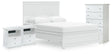 Bostwick Shoals Queen Panel Bed, Chest and 2 Nightstands by Ashley at Eve Furniture