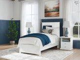 Bostwick Shoals Twin Panel Bed, Chest and Nightstand by Ashley at Eve Furniture