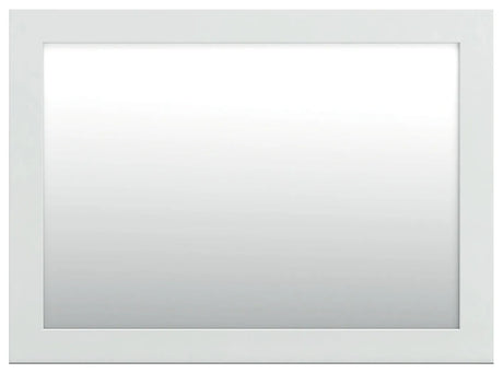 Bostwick Shoals White Bedroom Mirror by Ashley at Eve Furniture