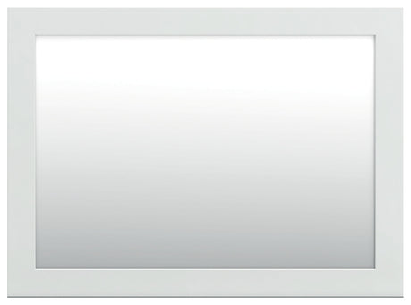 Bostwick Shoals White Bedroom Mirror by Ashley at Eve Furniture