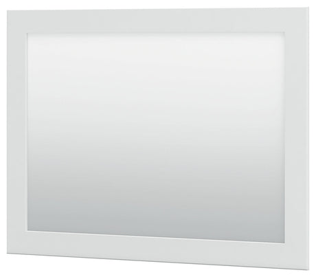 Bostwick Shoals White Bedroom Mirror by Ashley at Eve Furniture
