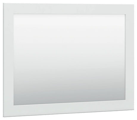 Bostwick Shoals White Bedroom Mirror by Ashley at Eve Furniture