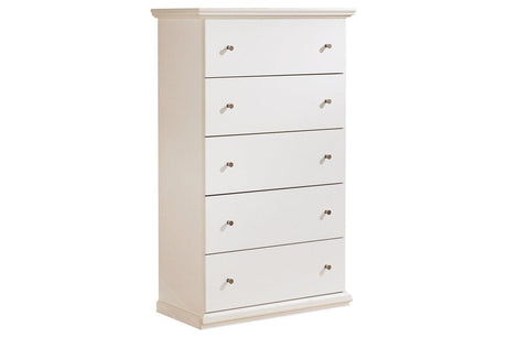 Bostwick Shoals White Chest of Drawers by Ashley at Eve Furniture