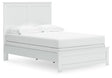 Bostwick Shoals White Full Panel Bed by Ashley at Eve Furniture