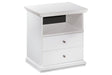 Bostwick Shoals White Nightstand by Ashley at Eve Furniture