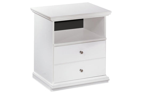 Bostwick Shoals White Nightstand by Ashley at Eve Furniture